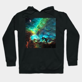 Hubble Unveils Colorful and Turbulent Star-Birth Region on 100 000th Orbit Milestone Hoodie